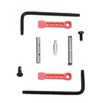 KNS Precision Non-Rotate Trigger/Hammer Pin Kit .154 Stainless Steel AR-15 M16 AR10 Gen ST (Red)