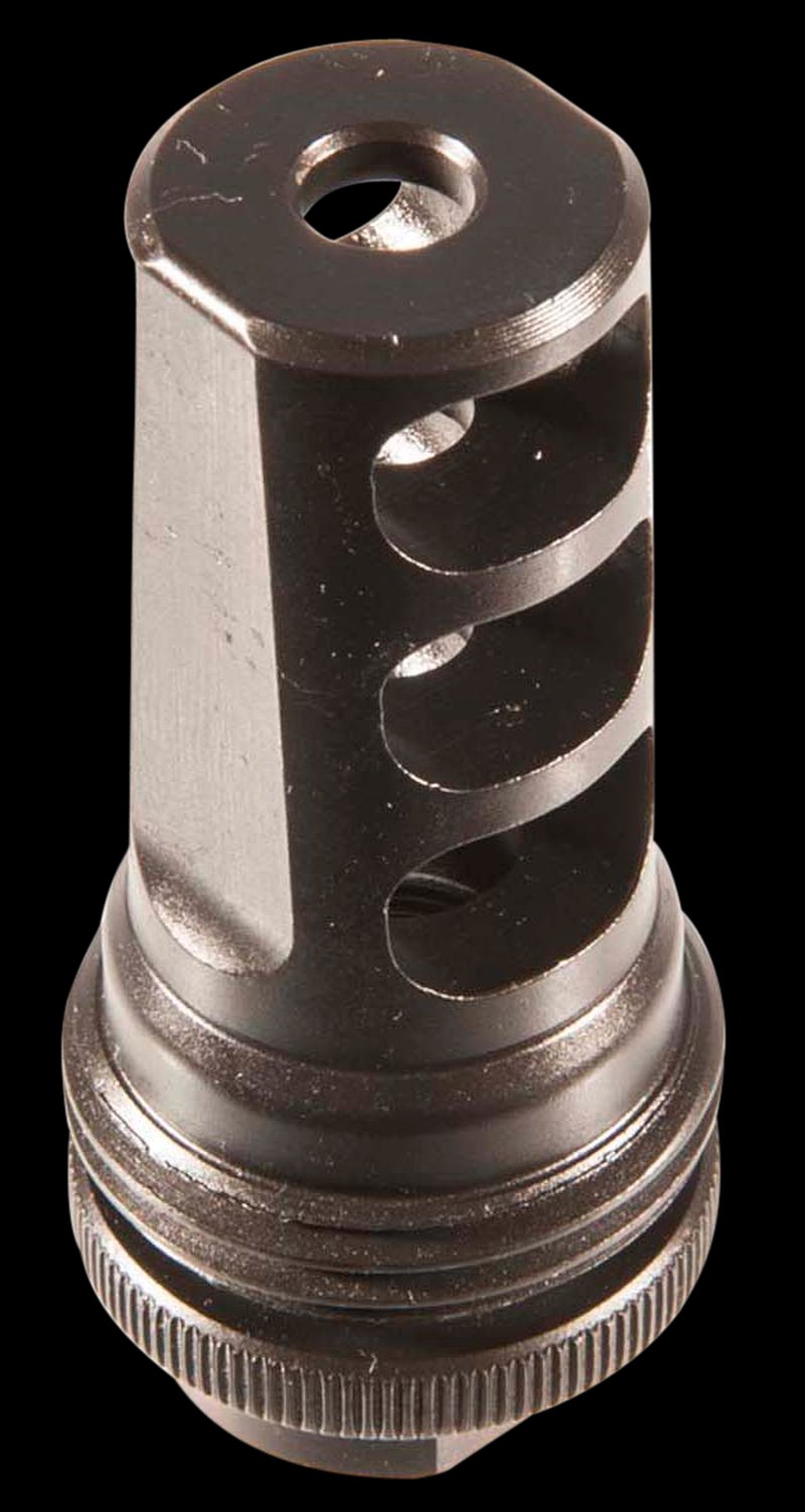 SilencerCo ASR AC142 Muzzle Brake 1/2-28 223 Rem / 5.56 NATO Steel Black