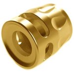 True Precision Micro Compensator 9mm 1/2x28 Gold Titanium Nitride S-Type