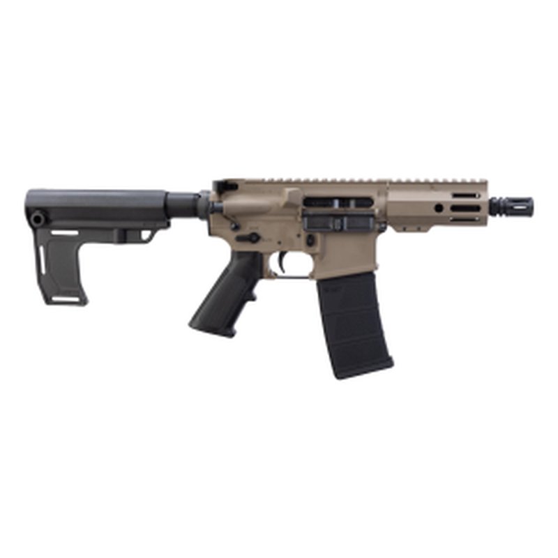 Andro Corp Industries Micro MPS 5.56 NATO AR-15 Pistol - 5.5in - FDE