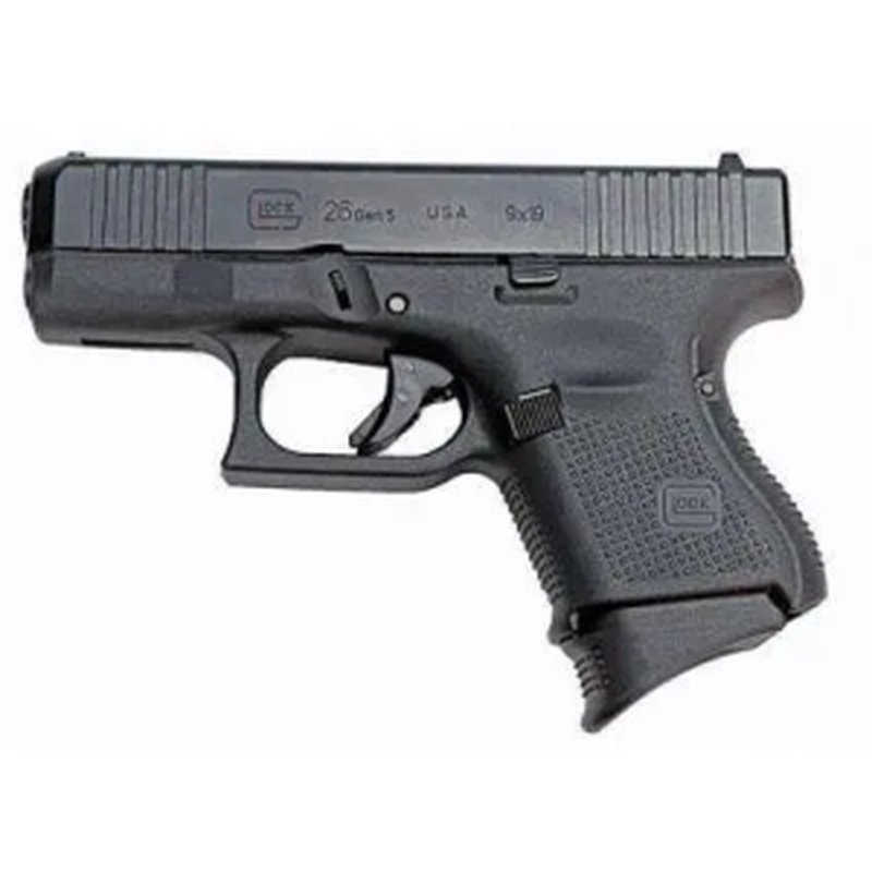 Pearce Grip Extension PG-G526 for Glock 26/27 Gen4/5, 5/8" Extra Grip Length, Black