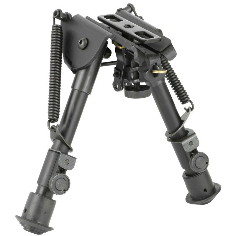 NcSTAR Precision Grade Compact Bipod 5.5–8 in Smooth Tension Legs ABPGC