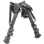 NcSTAR Precision Grade Compact Bipod 5.5–8 in Smooth Tension Legs ABPGC