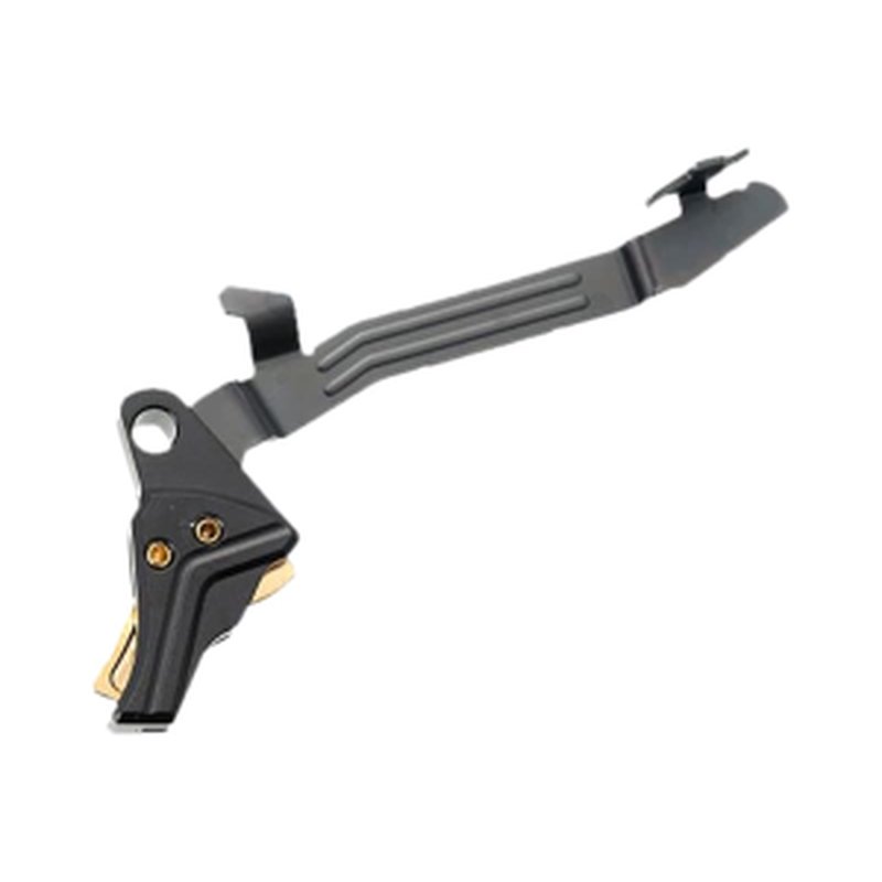 Tyrant CNC I.T.T.S. Trigger Black/Gold for Glock 43 43X 48 - Gold Safety Blade