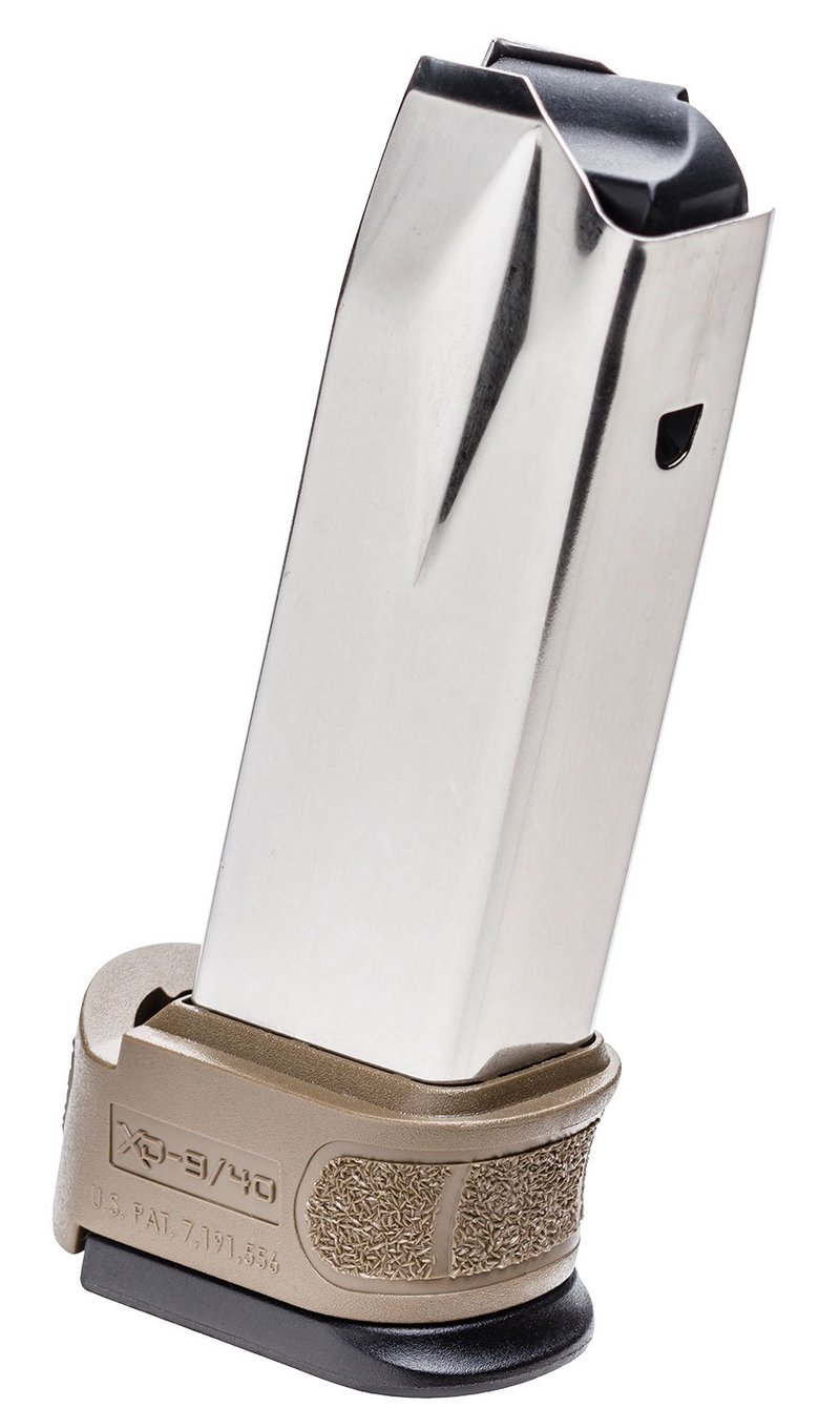 Springfield XD Magazine .40 S&W 10-Round Flat Dark Earth Extension XD MOD.2