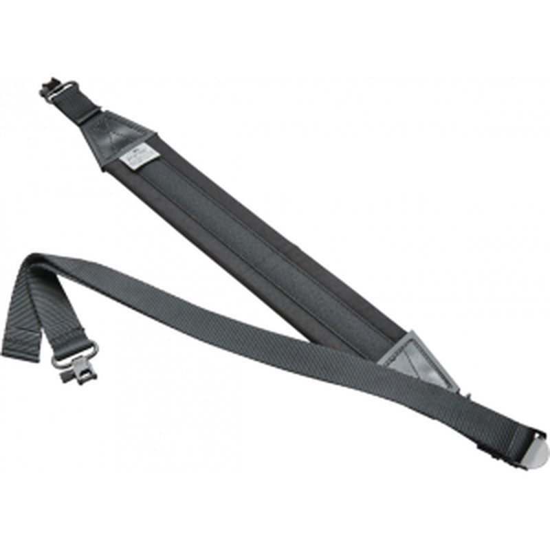 Butler Creek 26764 Ultra Sling made of Black Nylon with 48" OAL, 1" W & 1" Sewn-In Swivels for Rifles