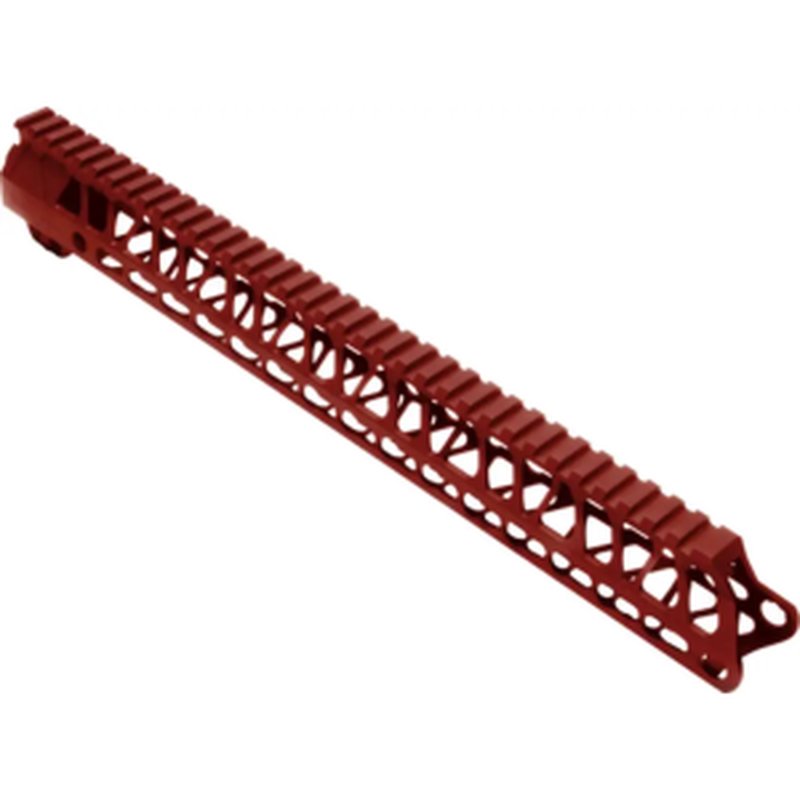 Timber Creek ME15HGR Enforcer Handguard AR-15 Red Anodized Aluminum 15" Picatinny/M-LOK