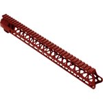 Timber Creek ME15HGR Enforcer Handguard AR-15 Red Anodized Aluminum 15" Picatinny/M-LOK