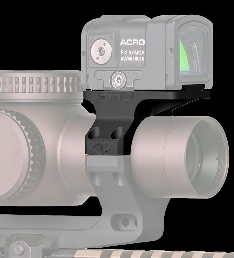Reptilia ROF-90 34mm 90° Optic Mount, Black Anodized 7075-T6 Aluminum