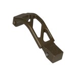 Timber Creek Outdoors AR Oversized Trigger Guard Burnt Bronze Aluminum, Drop-In, Aircraft Grade, Skeletonized.