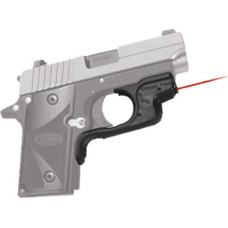 Crimson Trace LG492 Laserguard Sigp238 Red 533nm 5mW .5"@50ft 1-1/3N 3v Black Poly