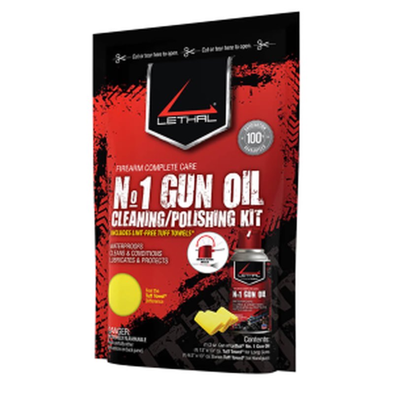 Real Grit No. 1 Handgun & Rifle Gun Cleaning Kit (3-Piece)