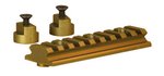 Alamo Four Star AI Forward Slot Picatinny Rail Bronze