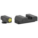 AmeriGlo Protector Glock Front Green Tritium Rear Serrated Fits Glock 17/17L/19/22/23/24/26/27/33/34/35/37/38/39
