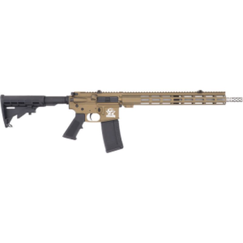 GFLA AR-15 Semi-Auto Rifle 16" .223 Wylde / 5.56 NATO 30rd Bronze Stainless