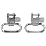 Uncle Mike's Quick-Detach Sling Swivels Tri-Lock Nickel 1-Inch 10932