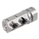 Fortis Manufacturing 5.56 Muzzle Brake 303 Stainless Bead Blasted 1/2x28