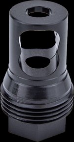 KGM Suppressors R50T Muzzle Brake M24x1 Black Nitride Steel