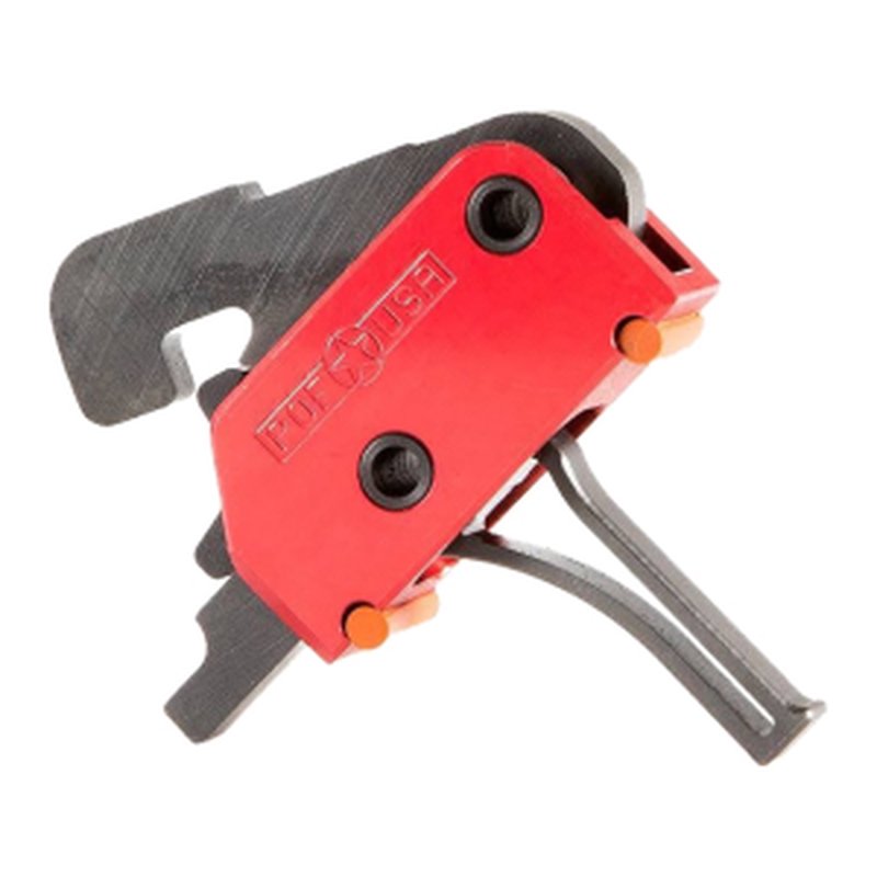 POF-USA Straight Drop-In Trigger Group (AR-15) 3.5 lb Single-Stage Red