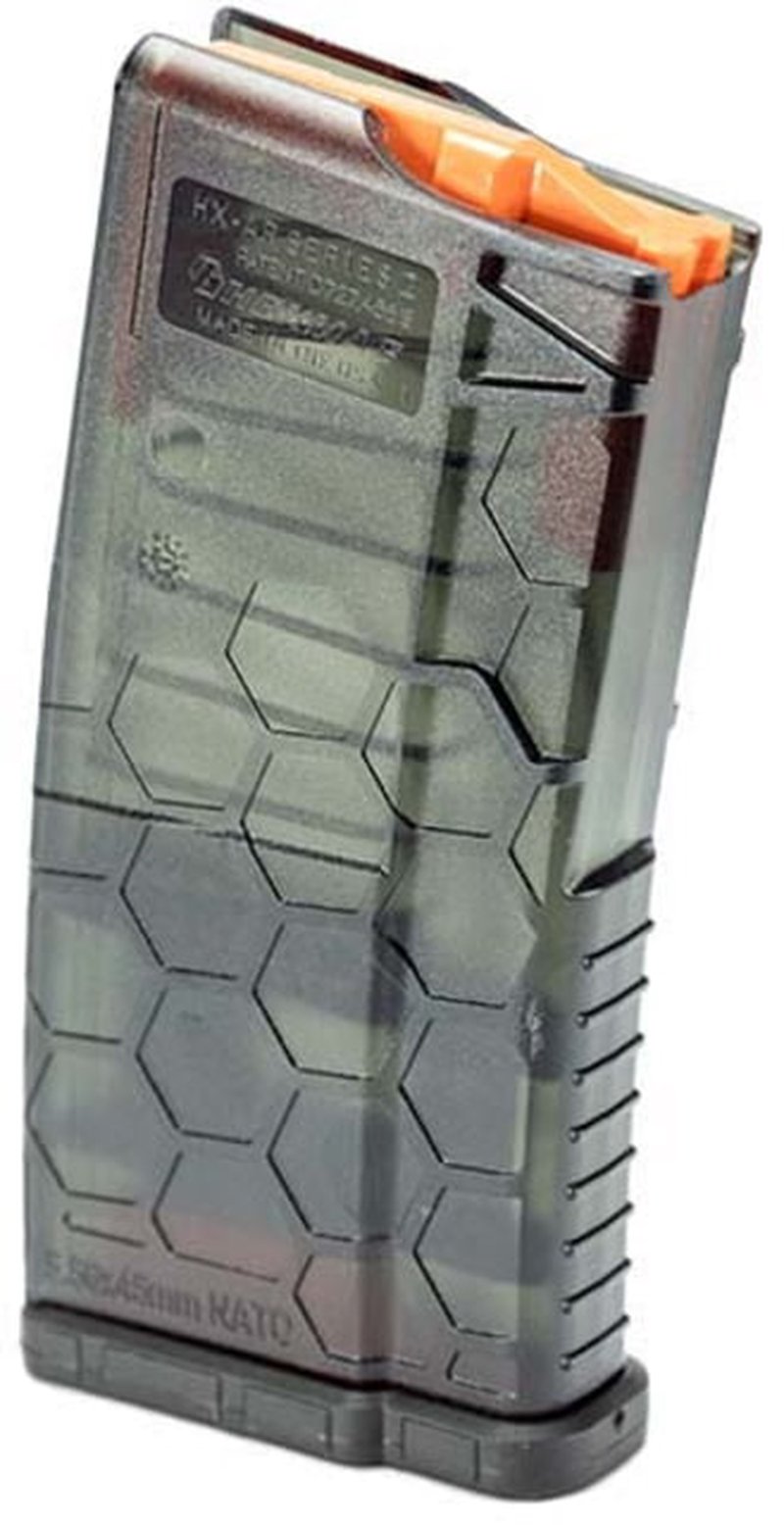 Hexmag AR-15 Magazine 5.56x45 NATO 10 Round Shorty Smoke