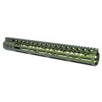 Guntec USA .308 Caliber Ultra Lightweight Thin M-LOK System Free Floating Handguard w/Monolithic Top Rail