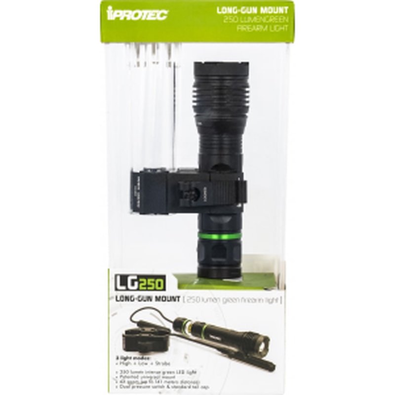 Iprotec 6653 LG 250 Green LED LGT AND Red Laser