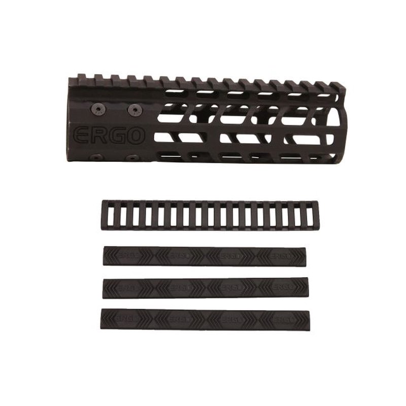 ERGO SuperLite Modular Free Float Rail System 1.37 Interior Diameter Tube Black