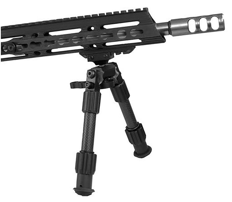 Truglo Tac-Pod Carbon Pro Rifle Bipod 9–13 in Pivoting Picatinny Rail Mount TG8903L