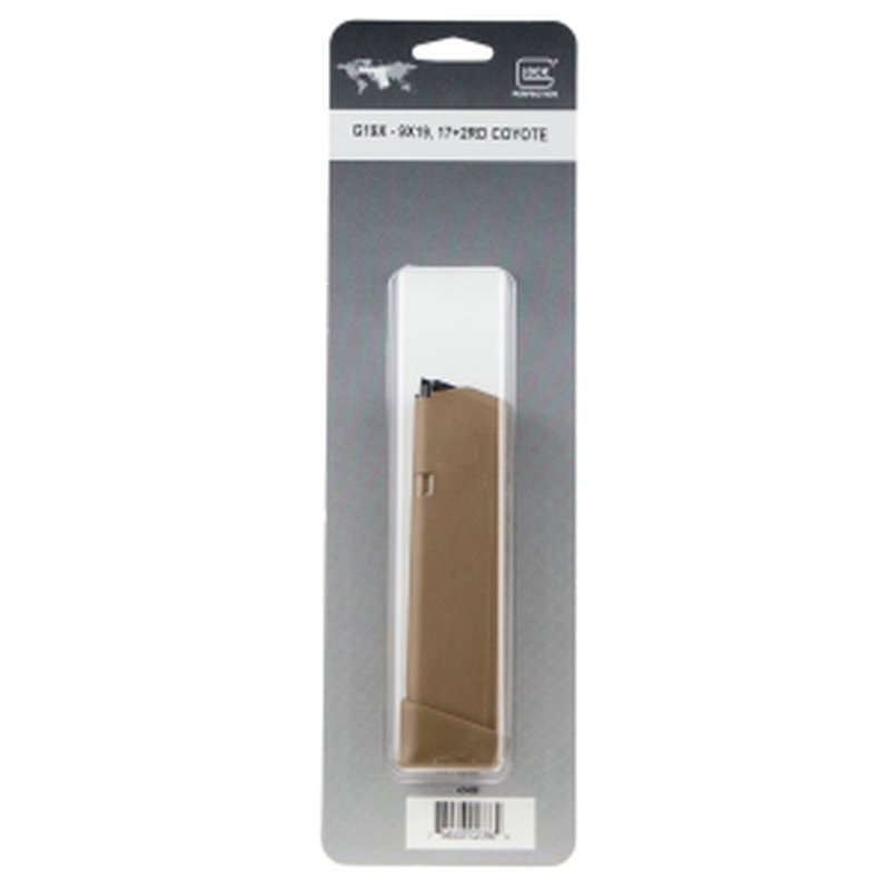 Glock G19X 9mm 19rd Coyote Tan Detachable Magazine