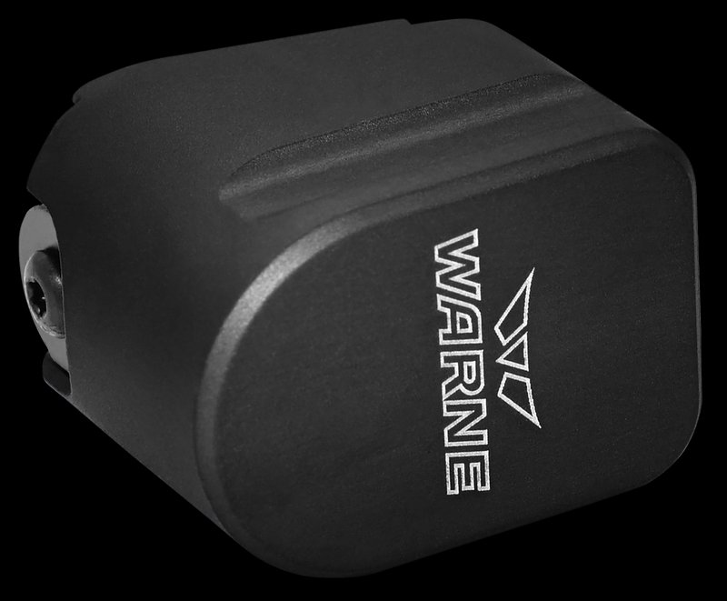 Warne MESW54BLK Magazine Extension for S&W M&P Magazines, 6061-T6 Aluminum
