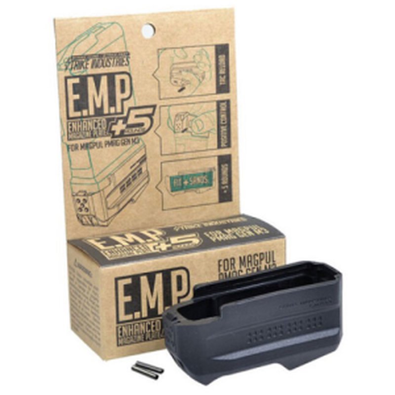 Strike Industries +5 Enhanced Magazine Plate for PMAG Gen M3 Black