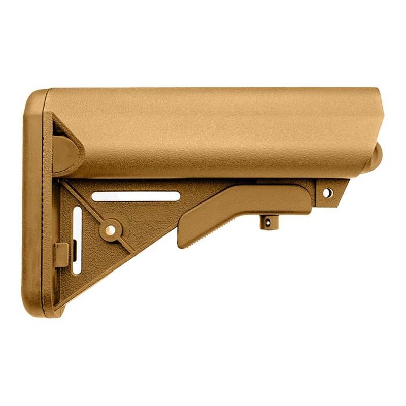 B5 Systems SOPMOD Collapsible Stock for AR-15 Mil-Spec Coyote