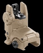 Magpul MBUS Rear Flip-Up Back-Up Sight Gen 2 Flat Dark Earth Picatinny Windage Adjustable