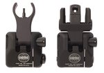 LWRC International Skirmish Back Up Iron Sights Set, Folding Front and Rear - 2000065A01