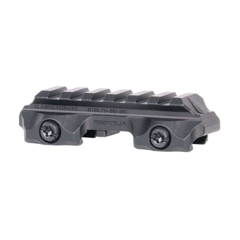 Reptilia LLC 100271 RMU Mount 6 Slot Black 7075-T6 Aluminum Mil-Spec 1913 Picatinny Rail Mount