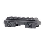 Reptilia LLC 100271 RMU Mount 6 Slot Black 7075-T6 Aluminum Mil-Spec 1913 Picatinny Rail Mount