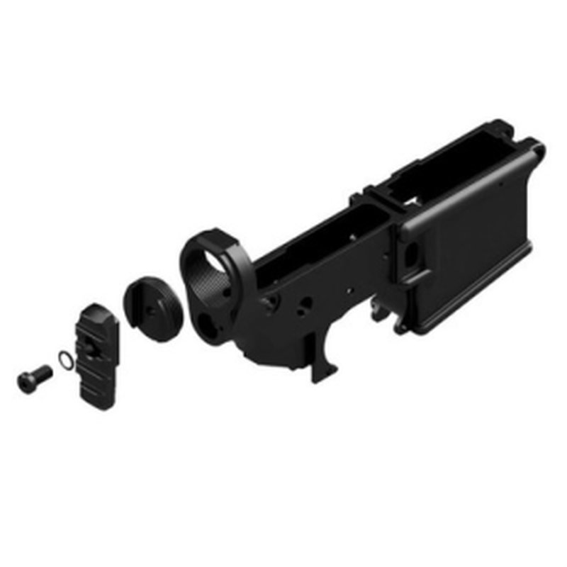 KNS Precision AR/MCX Picatinny Stock Adapter Without Flange (Aluminum, Black)