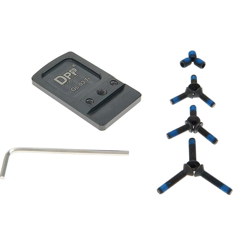 DPP Titanium Rear Sight Mount for Glock RMS/Romeo Zero 507K Footprint