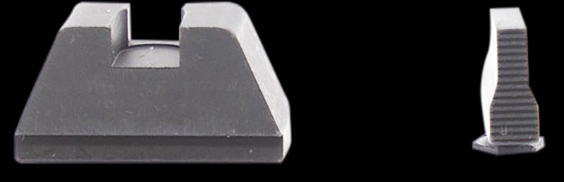 AmeriGlo GL429 Glock XL Tall Optic Sight Set Black Steel