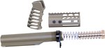 Guntec USA AR-15 4in Pistol Brace Build Kit With Milspec Buffer Tube