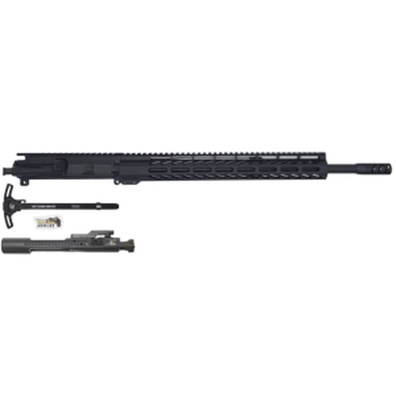 BHA Precision AR-15 18in 6mm ARC, 15in MLOK Handguard, Black Complete Upper Receiver w/ BCG & CH