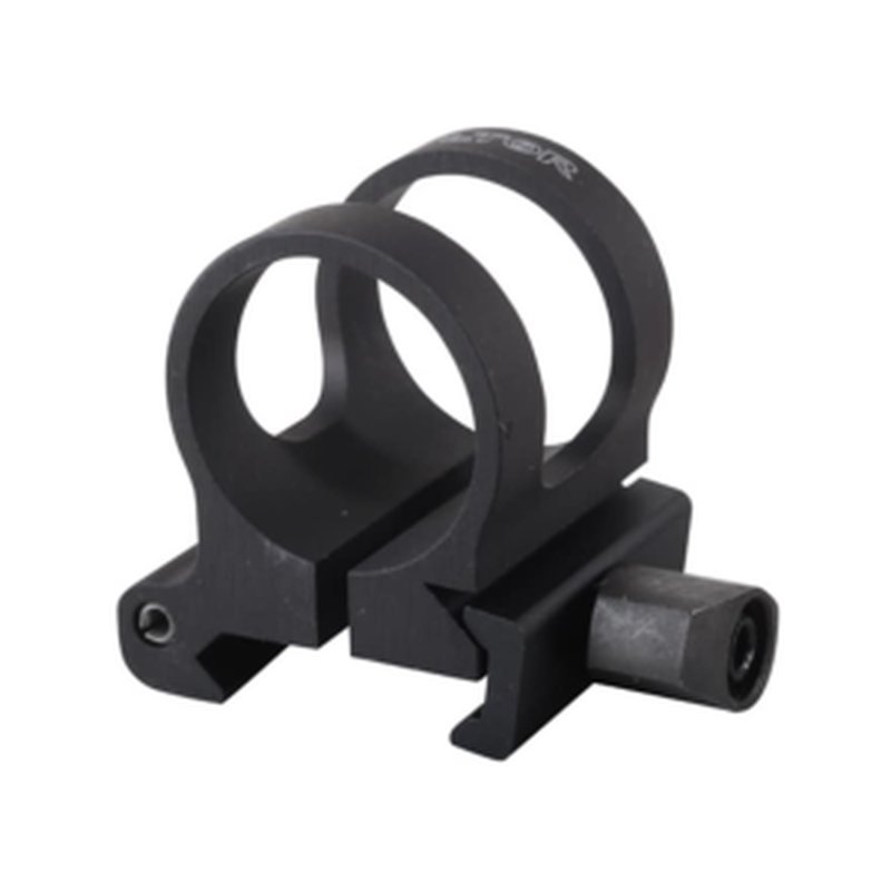 Vltor In-Line Weapon Light Mount for Picatinny Rail Surefire E-Series .810\" to .826\" Ring Diameter Black