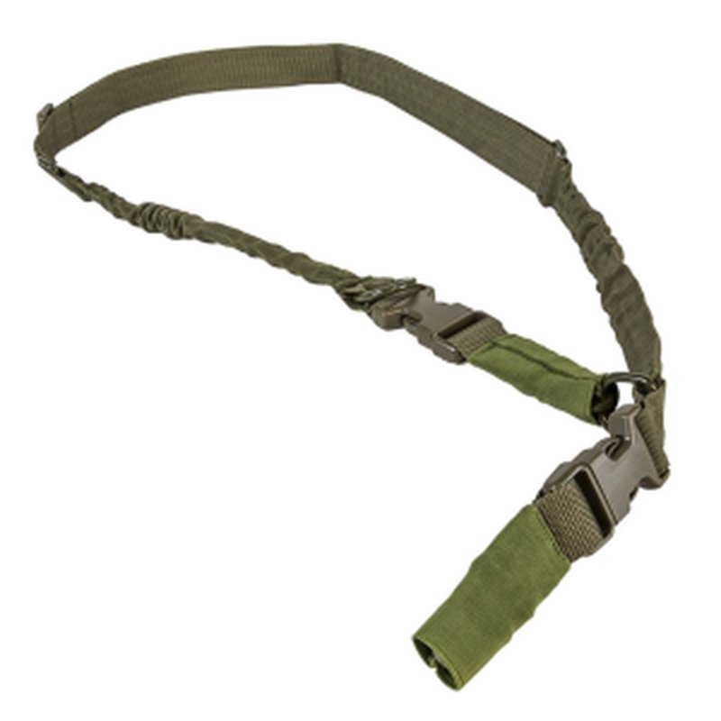 NCStar AARS21PG 2-Point/1-Point Green Sling with Metal Spring Clips