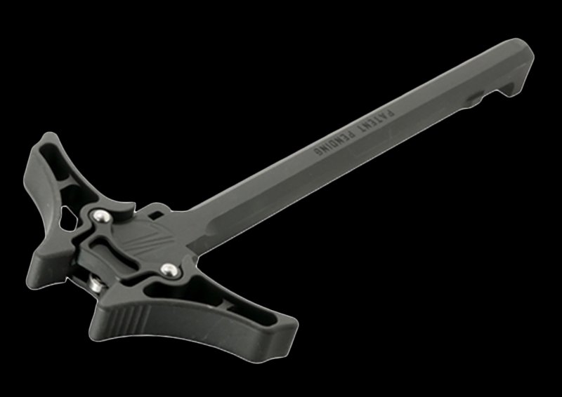 Timber Creek Outdoors Enforcer Ambidextrous AR-10 Charging Handle Billet Aluminum Black