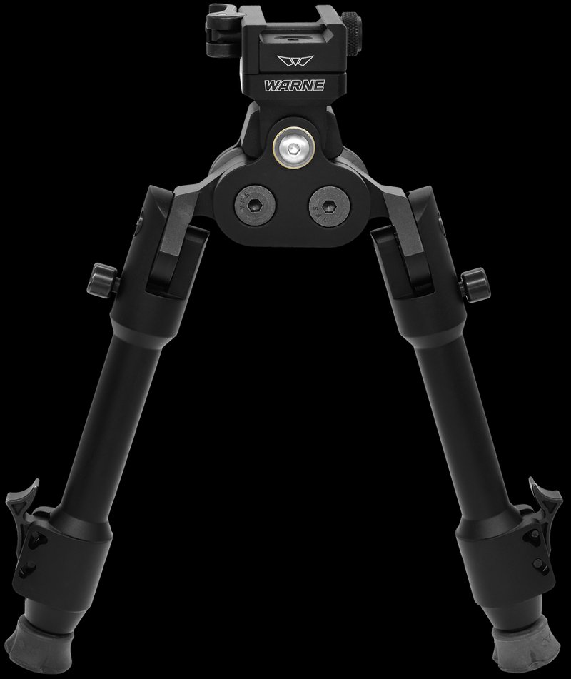 Warne Skyline Pro Bipod QD Picatinny Head with Precision Legs 7923M Black Anodized