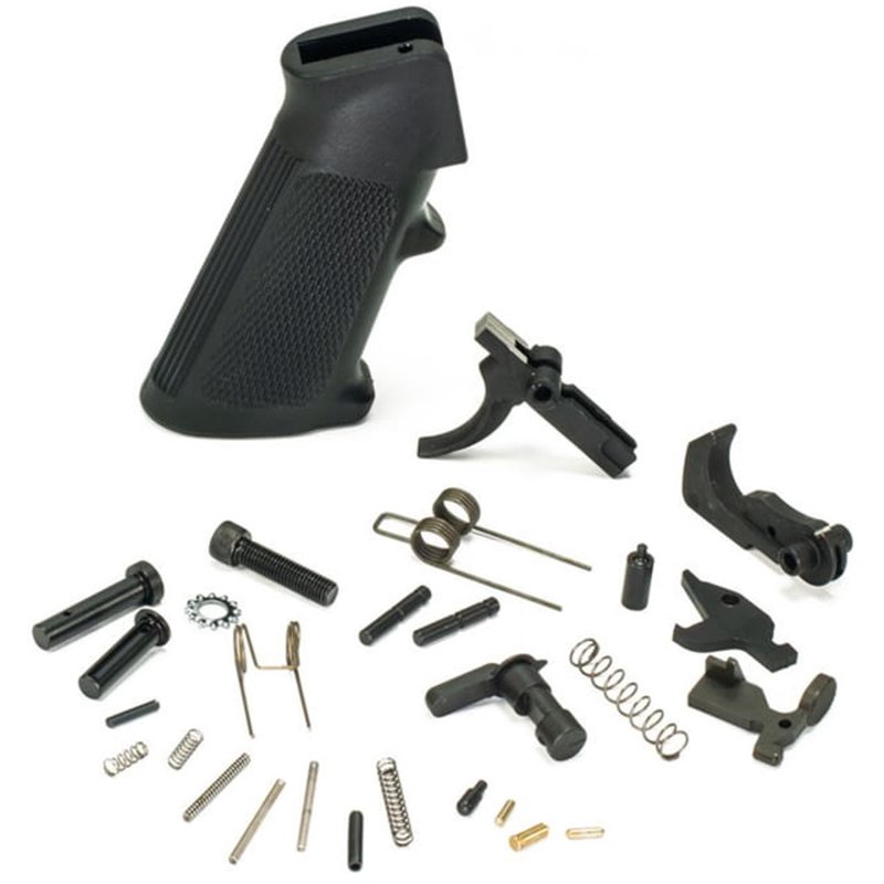 White Label Armory AR-15 Pistol Caliber Lower Parts Kit - Phosphate Black