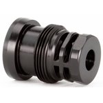 Griffin Armament EZ Brake Suppressor Adapter 9mm Luger 5/8x24 Thread Stainless Steel Black