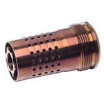 Q Cherry Bomb 9mm muzzle brake M13.5x1LH copper 360 ports quickie mount