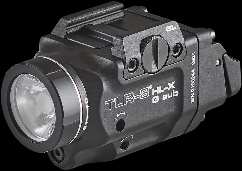 Streamlight TLR-8 HL-X Sub G Weapon Light with Green Laser for Glock 43X/48