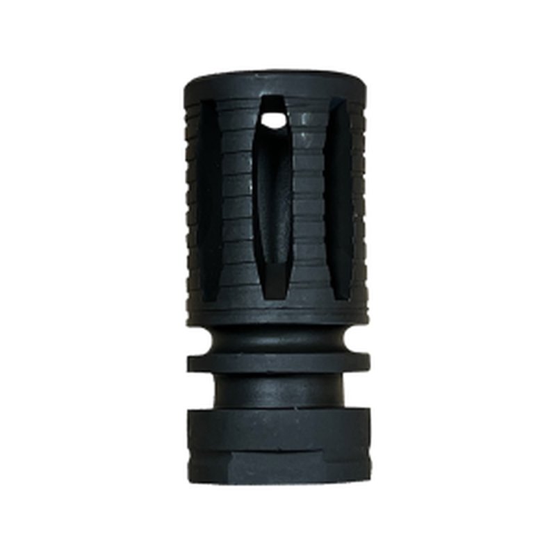 KAK KNT 4-Prong Flash Hider 1/2-28 Steel Black